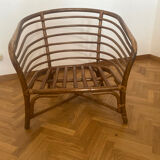 Bamboo sofa and armchair set