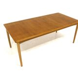 Scandinavian teak and oak coffee table, Sweden, 1960