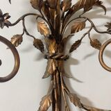 Wall lamp, sword, in the style of the baguès house, circa 1950
