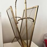 Gold-plated brass magazine rack Maison Baguès