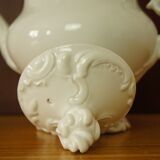 Dragon-headed open porcelain teapot