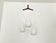 Suspension cascade en opaline et teck par Nordisk Solar