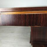 Rosewood art deco cradle table