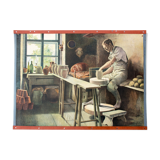 Displays educational work of 1929 ceramics