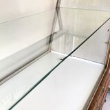 Old stainless steel window