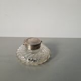 Encrier ancien en verre
