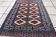 Handmade vintage rug Uzbek Bukhara 56cm x 83cm 1970s