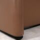 Cassina Maralunga 2 seater in mocca colored leather