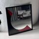 Eugenio Carmi Art Mirror 1970's Italian Decorative
