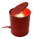 Vintage Red Tin Can Lamp, Ad Van Berlo, Vrieland Design, 1980s