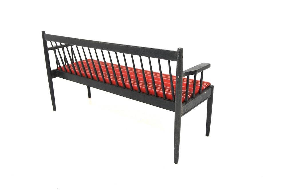 Scandinavian beech bench, Nesto, Sweden, 1970