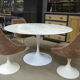 Round table "tulip 137" in marble, Eero Saarinen, Knoll 1960
