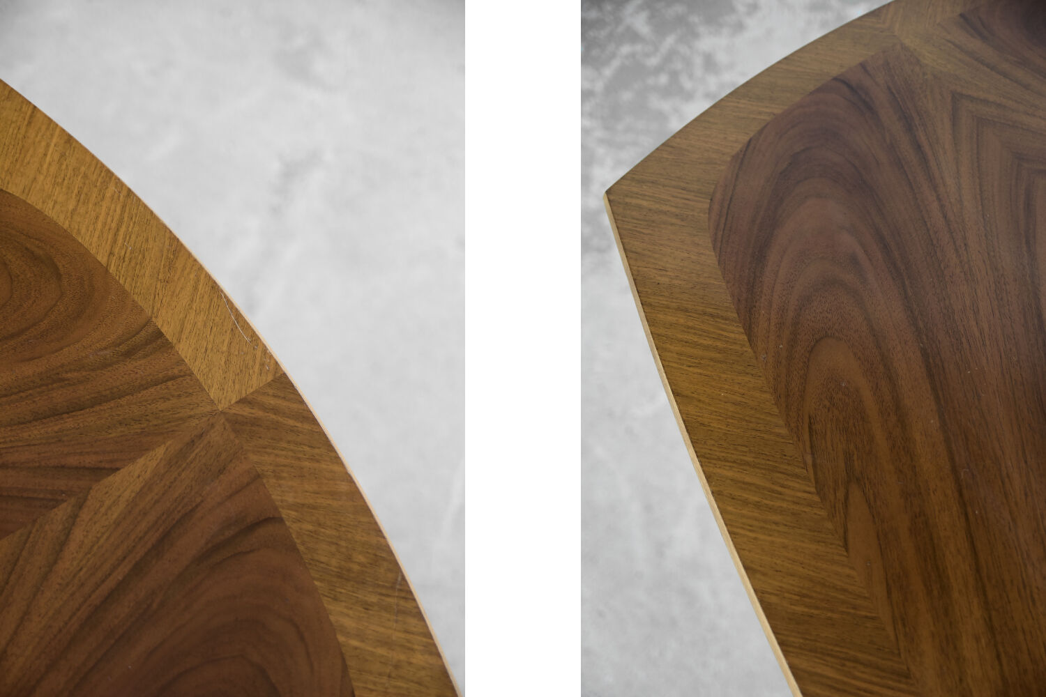 German walnut coffee table from Kondor Möbel, 1960