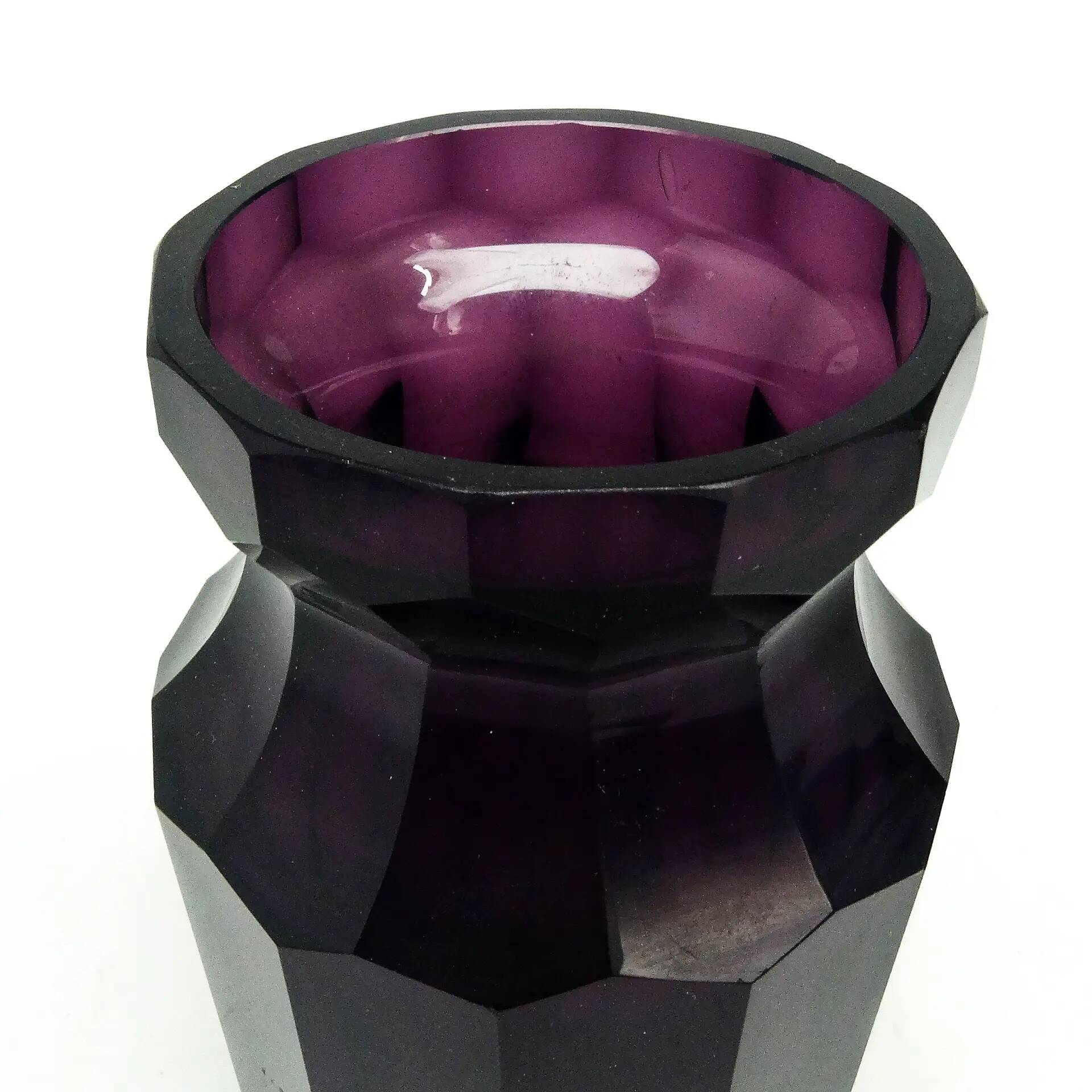 Vase, crystal, Moser, Bohemia, 19th century