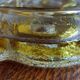 Dish with presentation compartments Walther kristallglass yellow