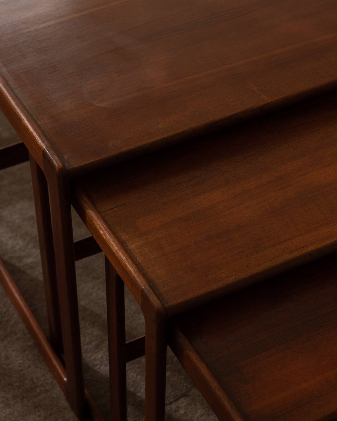 Teak nesting tables - set of 3 - Arne Hovmand-Olsen for Mogens Kold