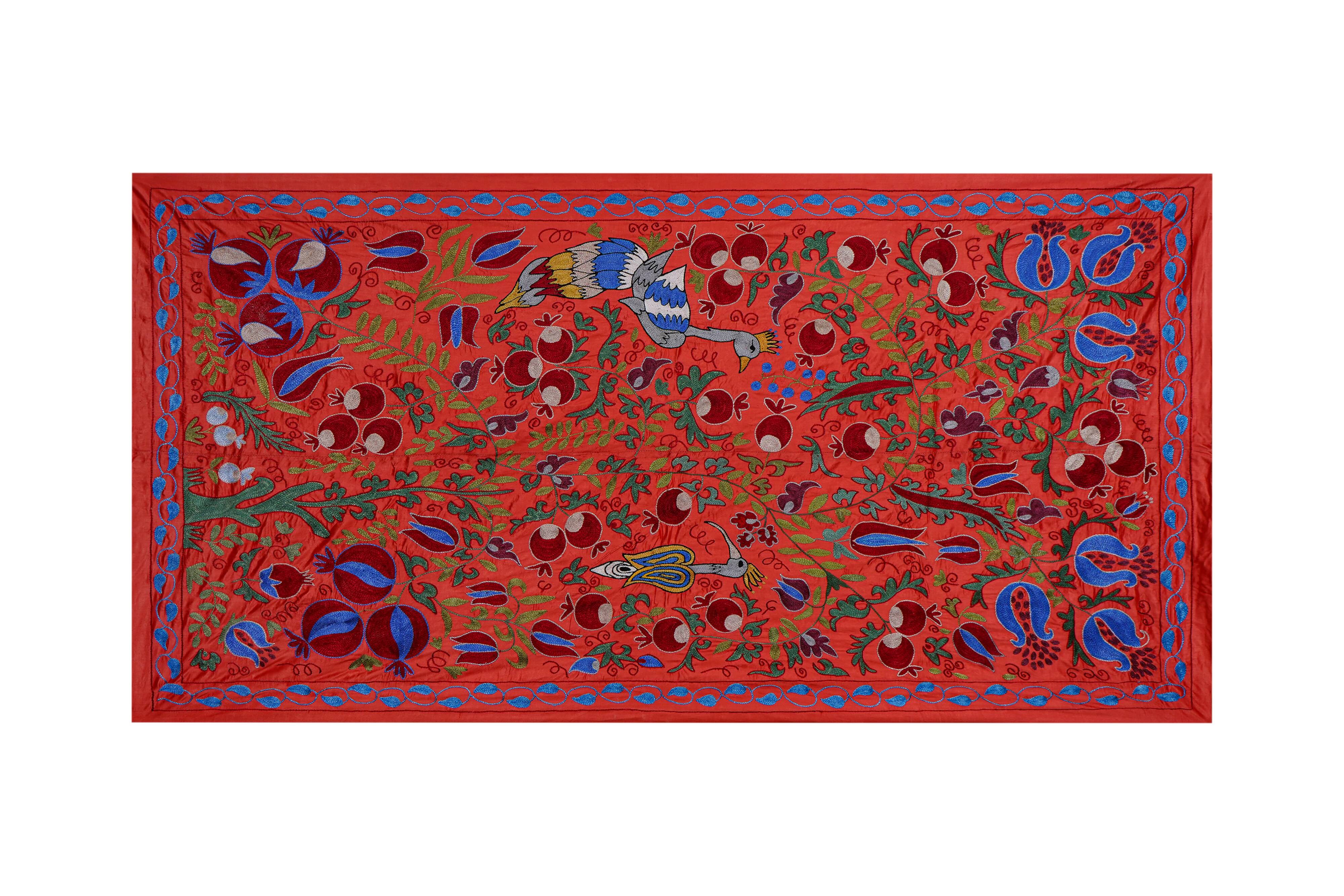 Hand-knotted rug, vintage Turkish rug 103x186 cm
