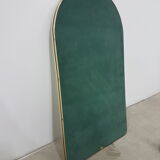 Mirror with a graphic decoration