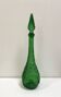 Carafe verte à bulles Empoli des années 60