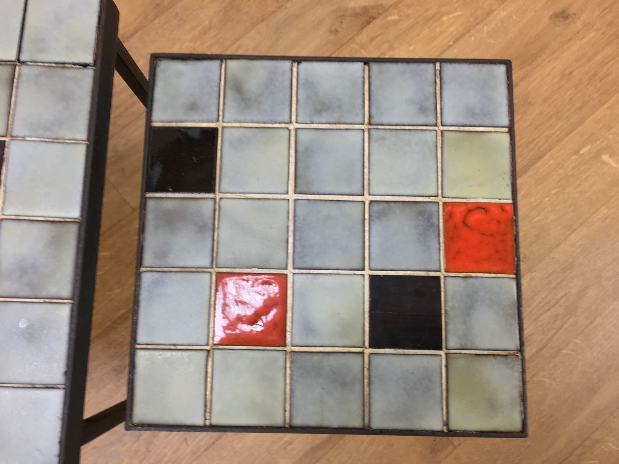 Mado Jolain nesting tables ceramic 1960