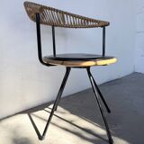 Rattan chair Dirk Van Sliedregt