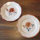 Set of 6 flat plates Sarreguemines Digoin