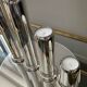 Series 4 HRW Fink Germany candlesticks from the 70s in silver metal