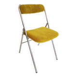 Chaise pliante chromé 70's
