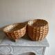 Petite sculpture panier osier