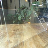 Vintage plexiglass magazine holder