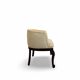 An antique Italian bar chair and a matching tufted vanity stool.