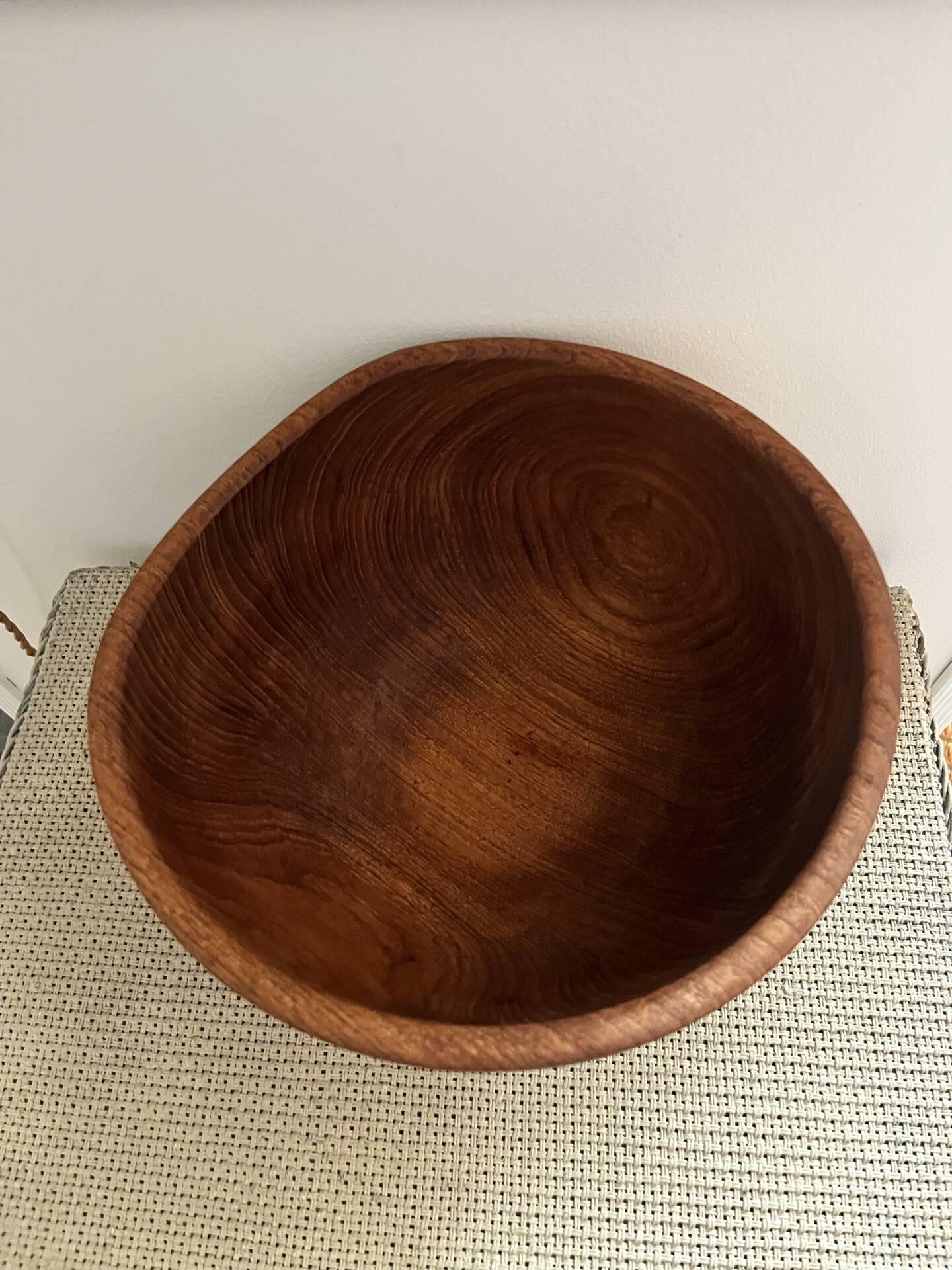Wooden salad bowl