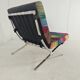 Unique Colourful Armchair Inspired by Barcelona Chair - set of 2