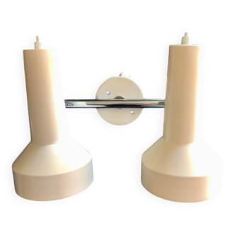 Wall light. Double spotlights, all metal, 1970s