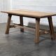 Faded oak table