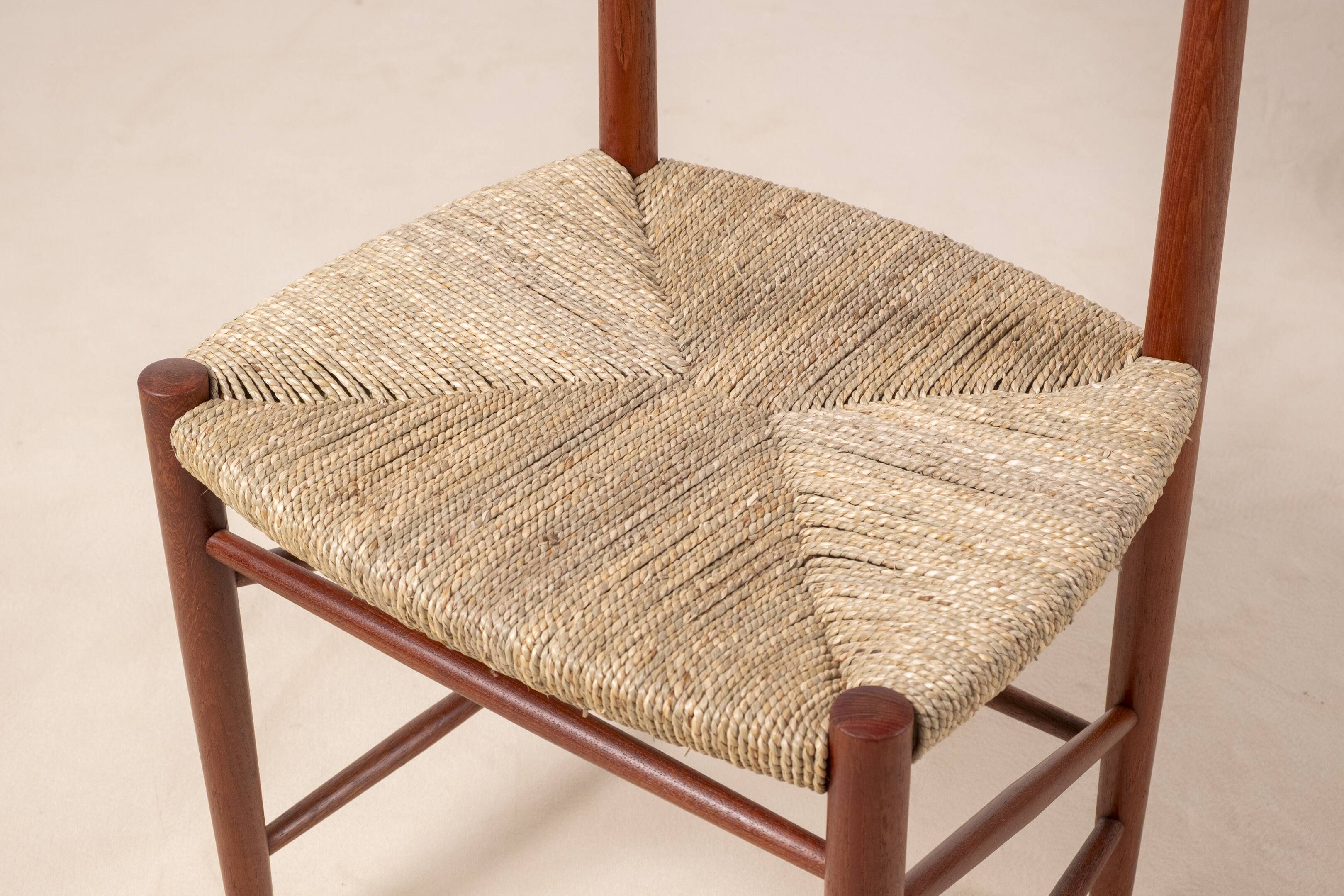 6x Peter Hvidt & Orla Mølgaard-Nielsen dining chair Model 316 in teak
