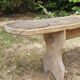 Old country bench