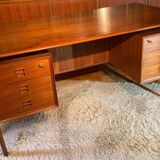 Double-sided teak desk by Arne Vodder, 1960