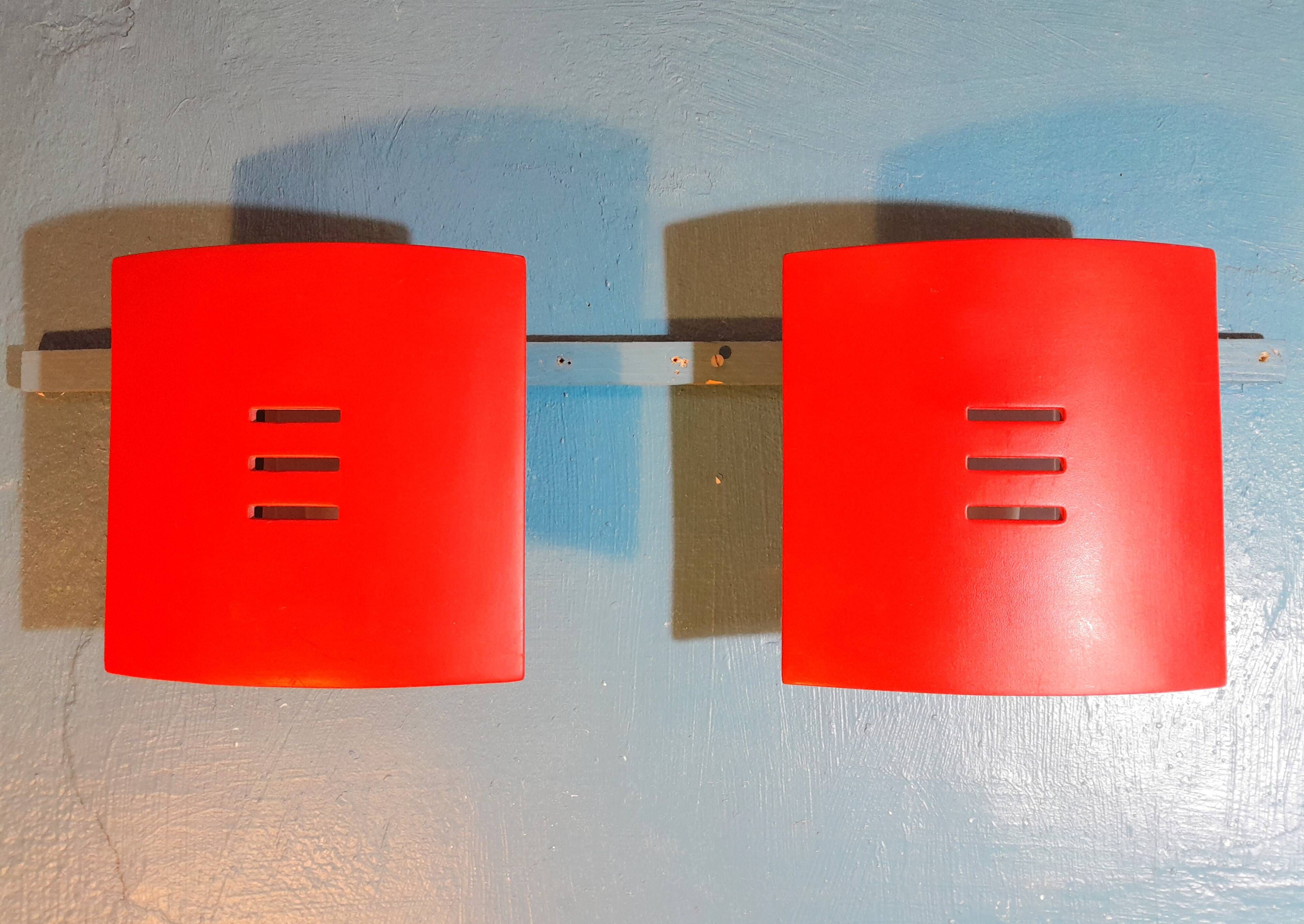 Ceramic wall sconces 1980s
