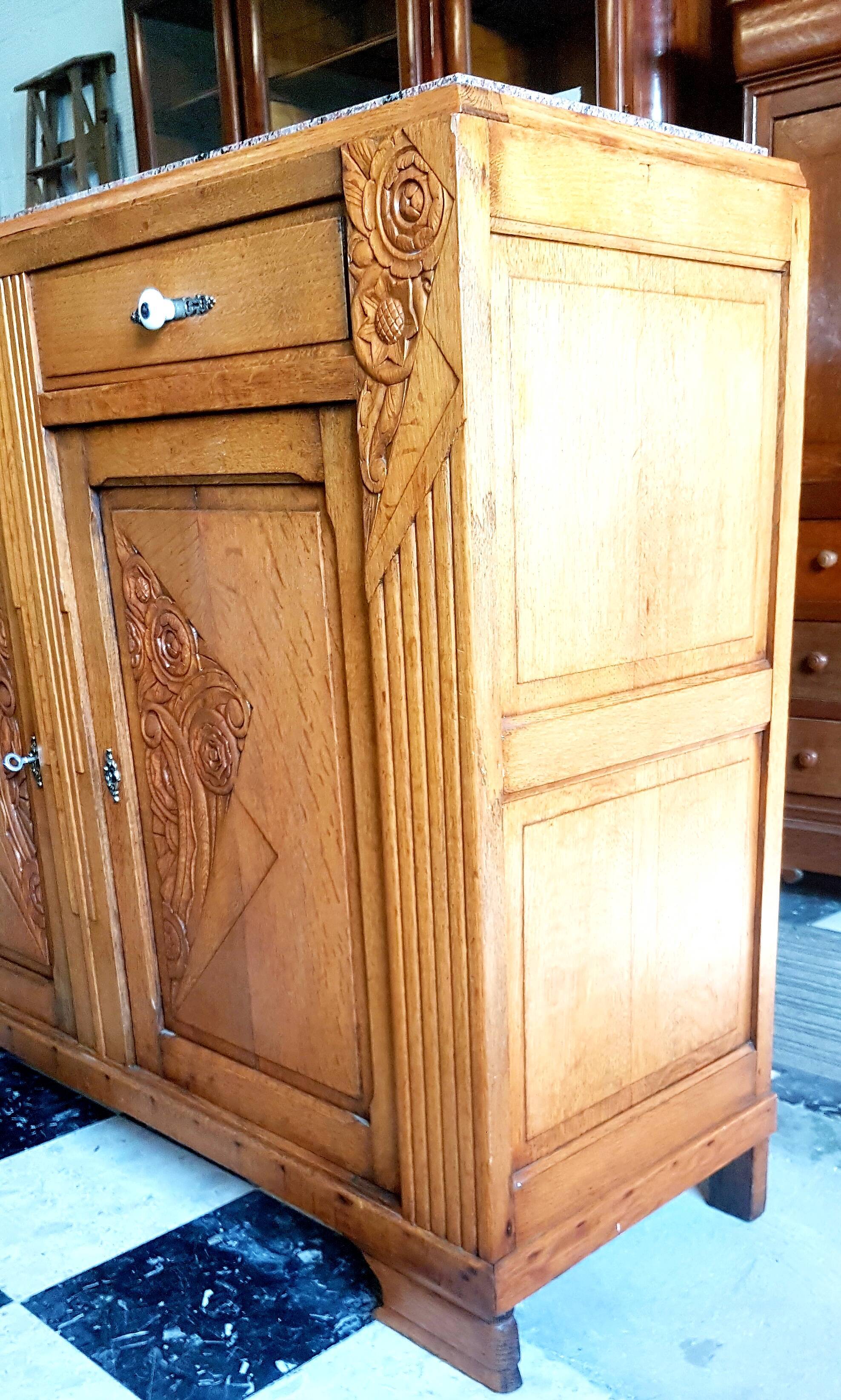 Buffet oak art deco 1930