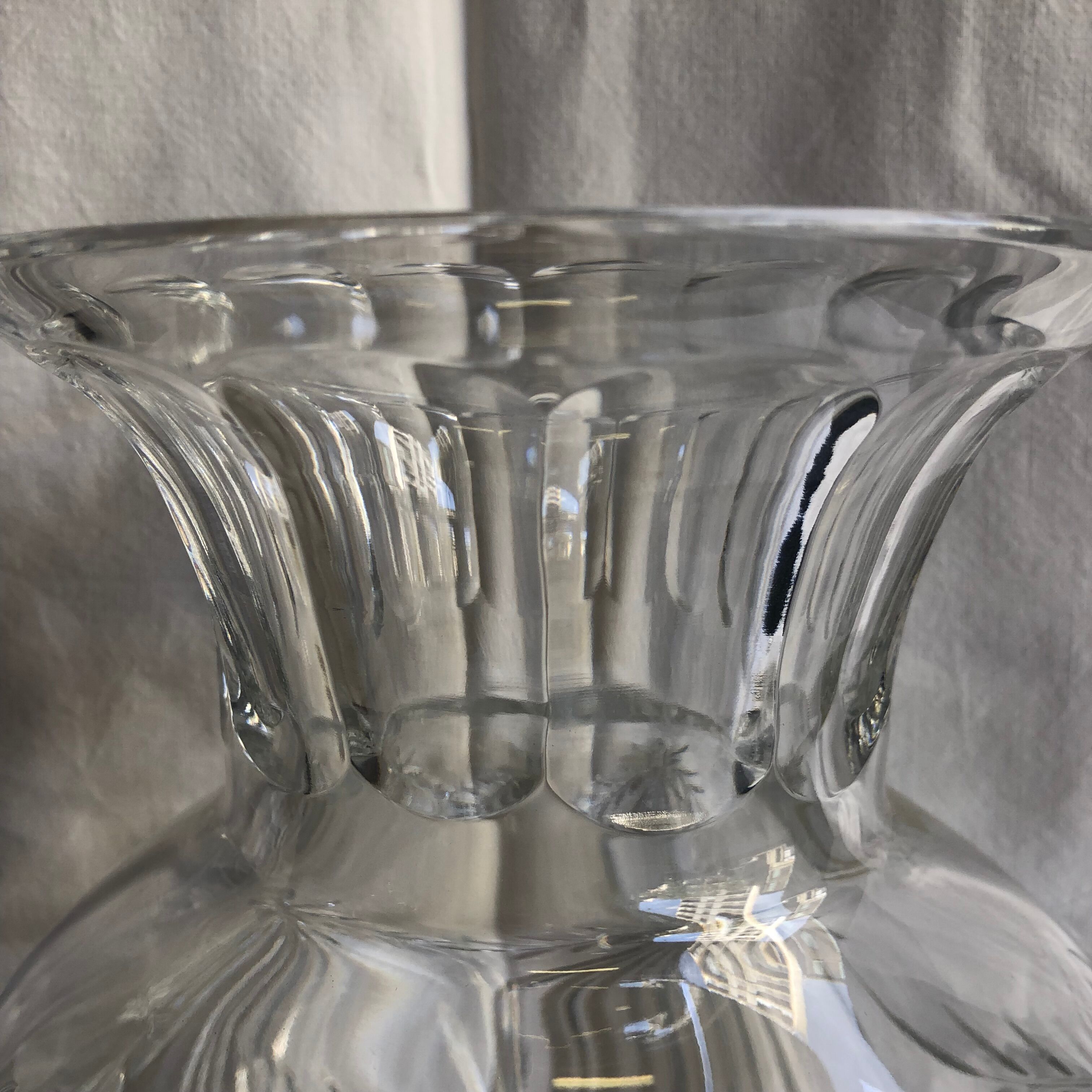 Bohemian crystal vase