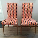 Pair of chairs with Scandinavian design