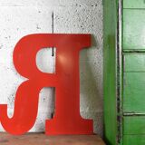 Industrial letter "R" red