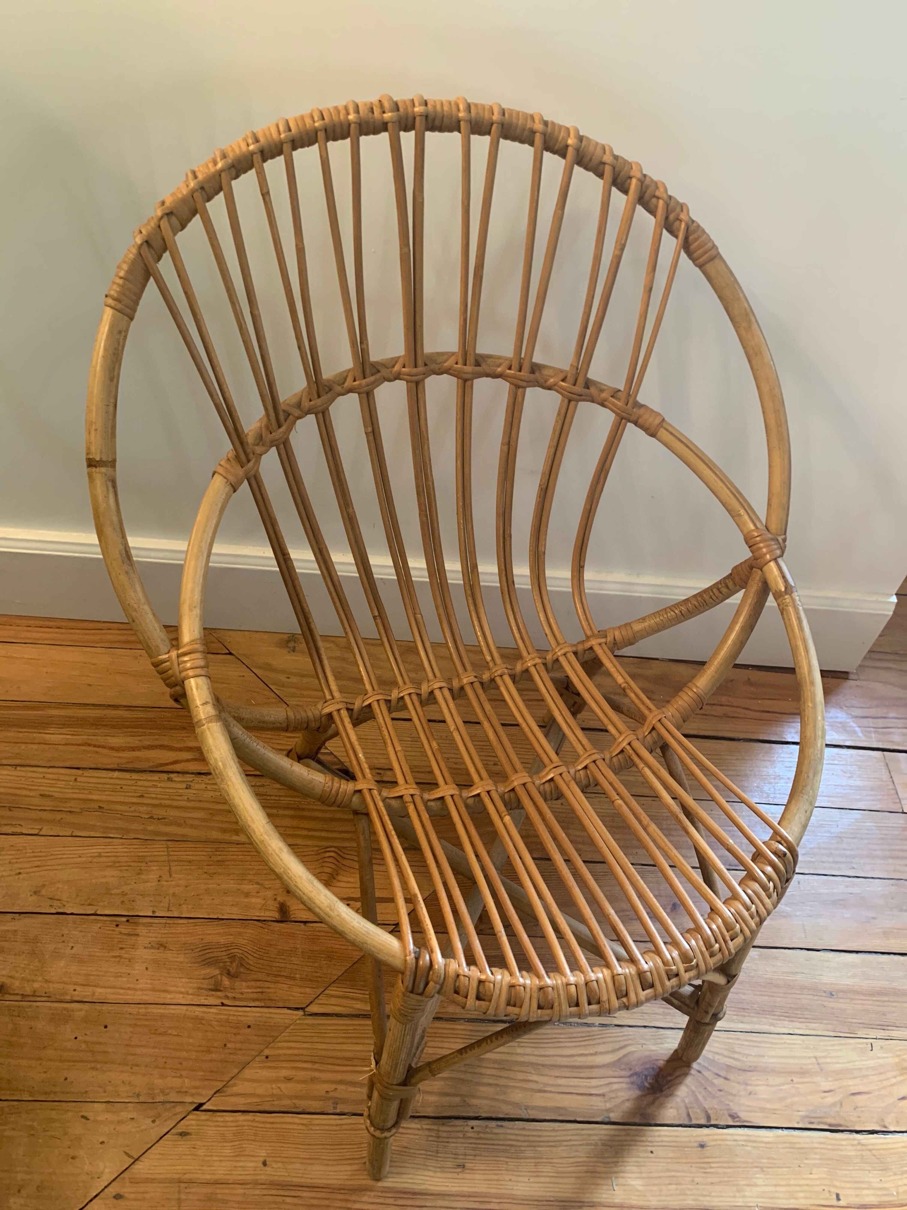 Fauteuil rotin