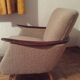 Set arc + 2 chairs 50s 60s Danish sofa good condition
