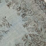 Vintage Turish Aqua Blue Rug sku-v952
