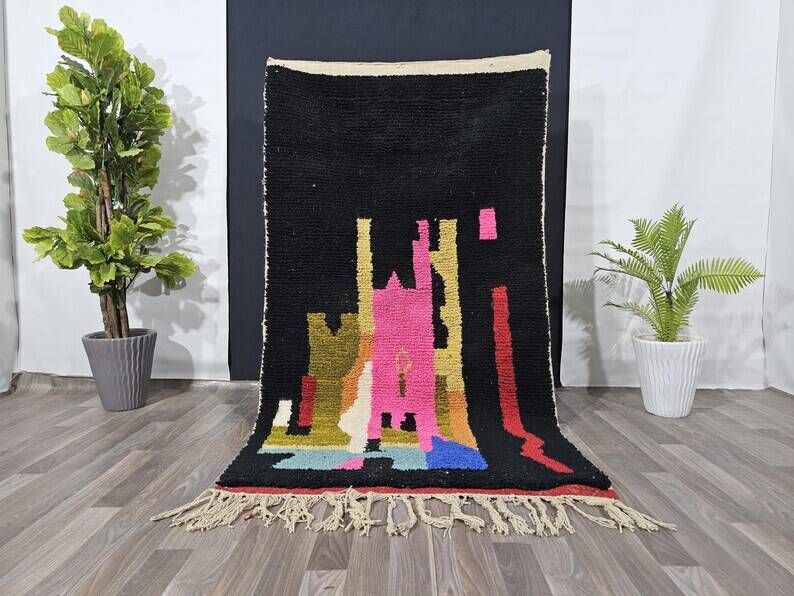 Colorful Moroccan Berber rug 250cm x 150cm