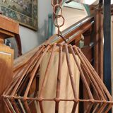 Pair of rattan suspensions 1960s-1970s