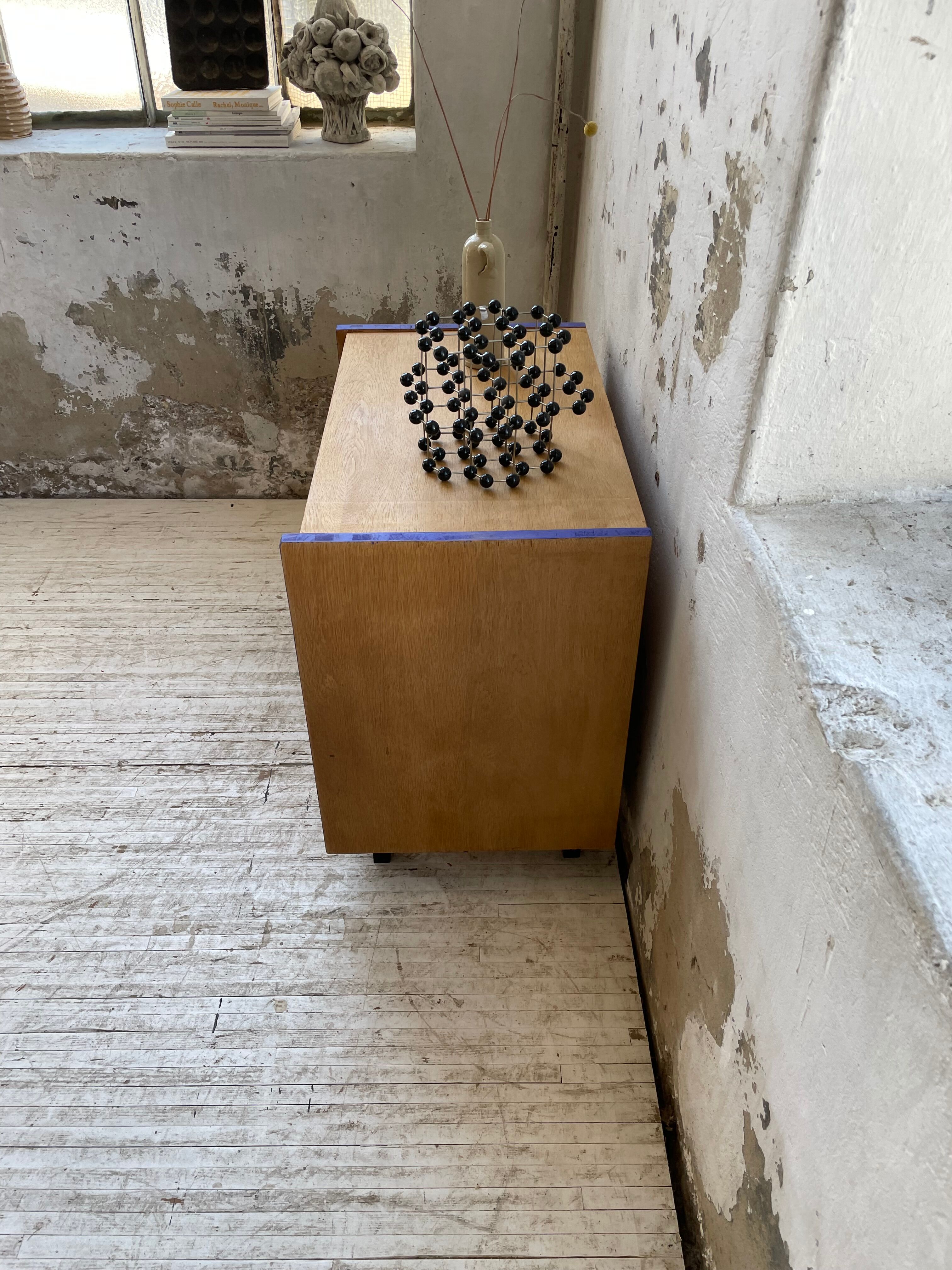 Meuble commode colorée années 60