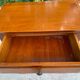 Louis-Philippe style bedside table or end table in cherry wood from the 1980s.